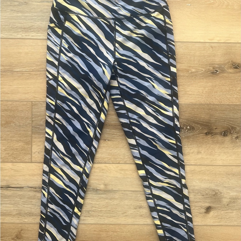 DKNY Sport Multicolor Striped Leggings